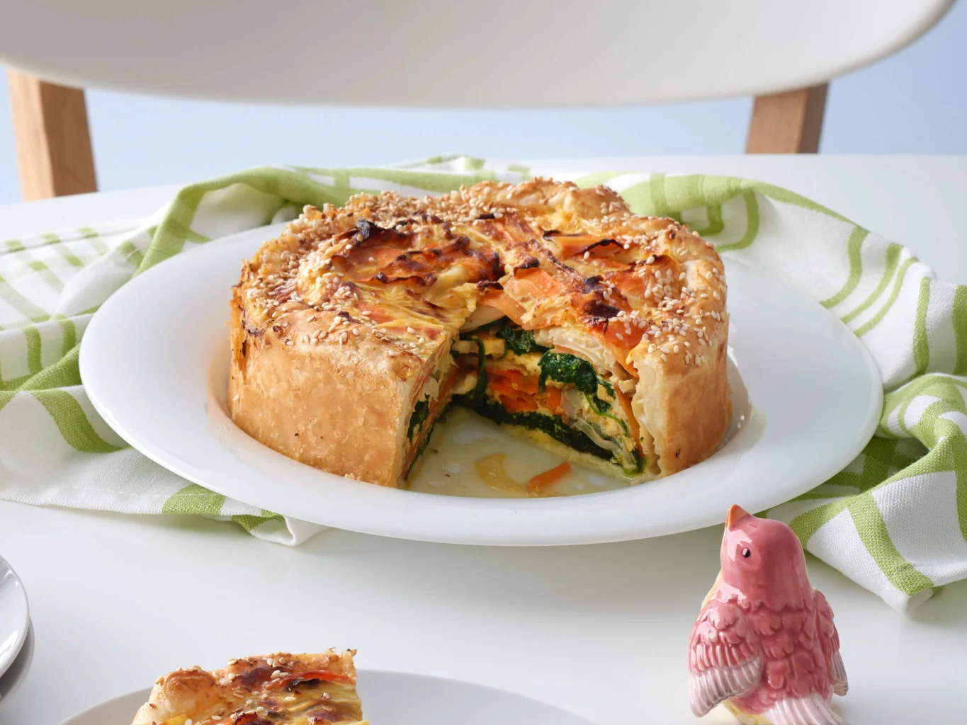 Gemüse-Tofu-Quiche