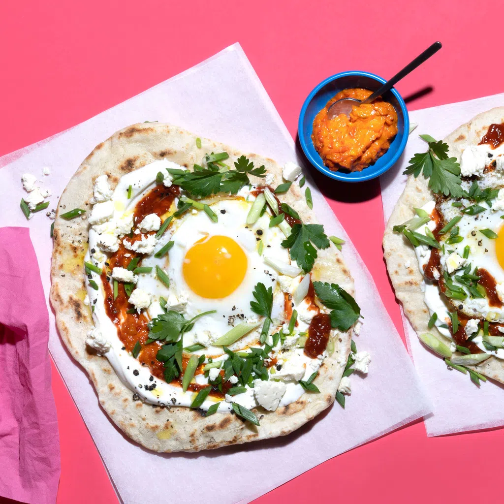 Orientalische Pizza
