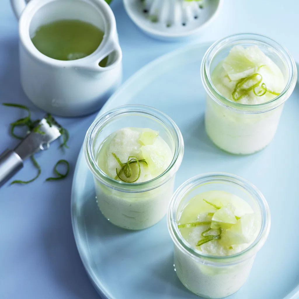 Griess mit Limetten