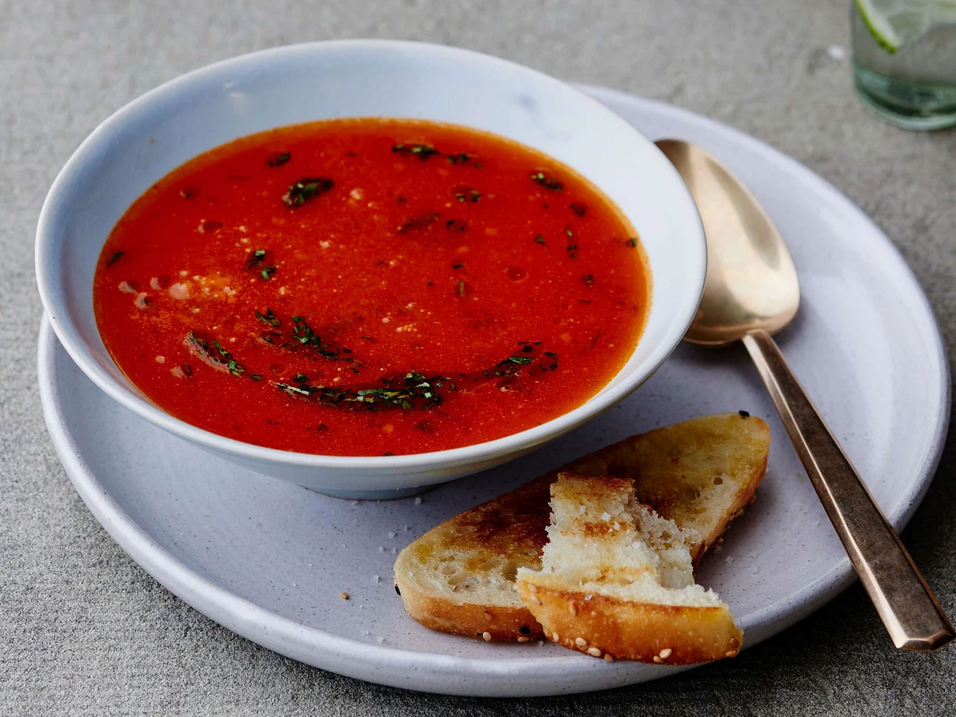 Gebackene Tomatensuppe