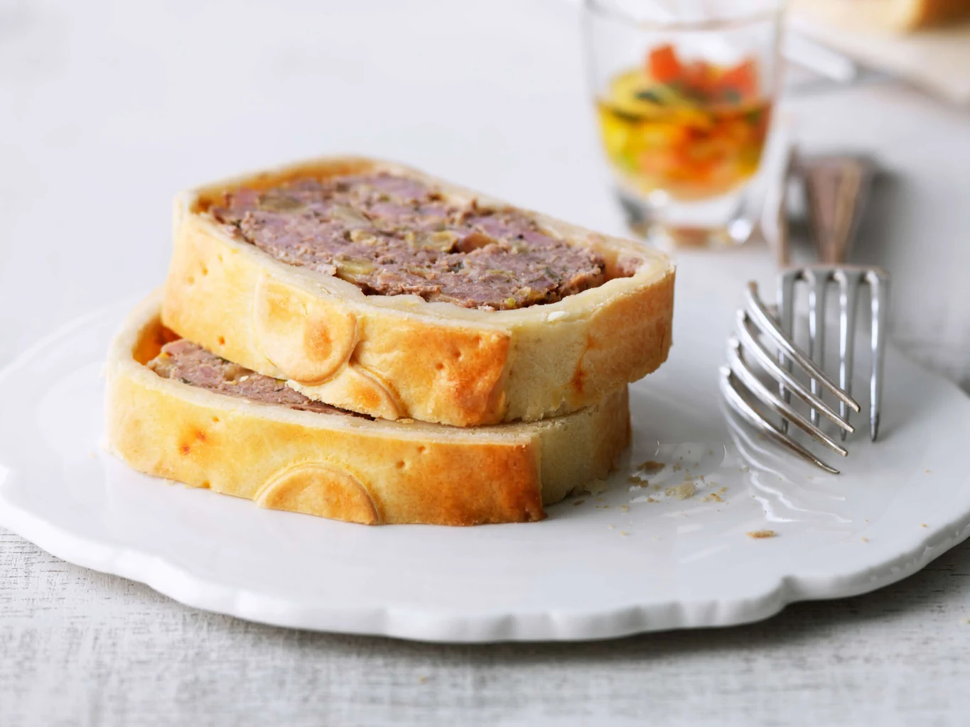 Kalte Hackfleisch-Pastete