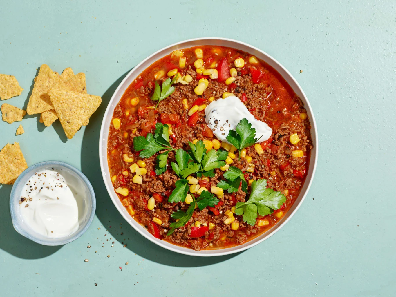 Chili con carne avec poivrons