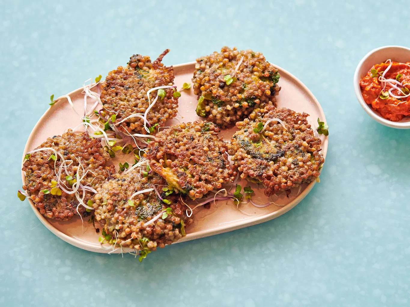 Broccoli-Tätschli mit Buchweizen