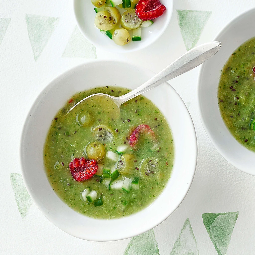 Gazpacho di uva spina