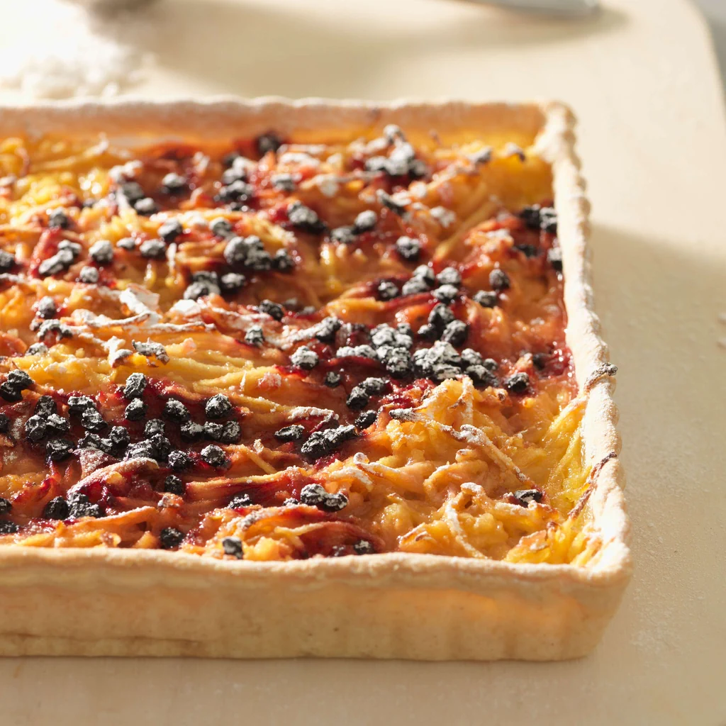 Apfel-Holunderbeeren-Kuchen