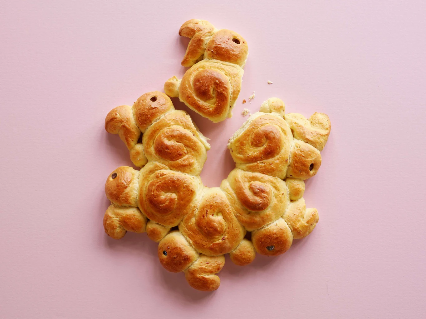 Corona di coniglietti di Pasqua