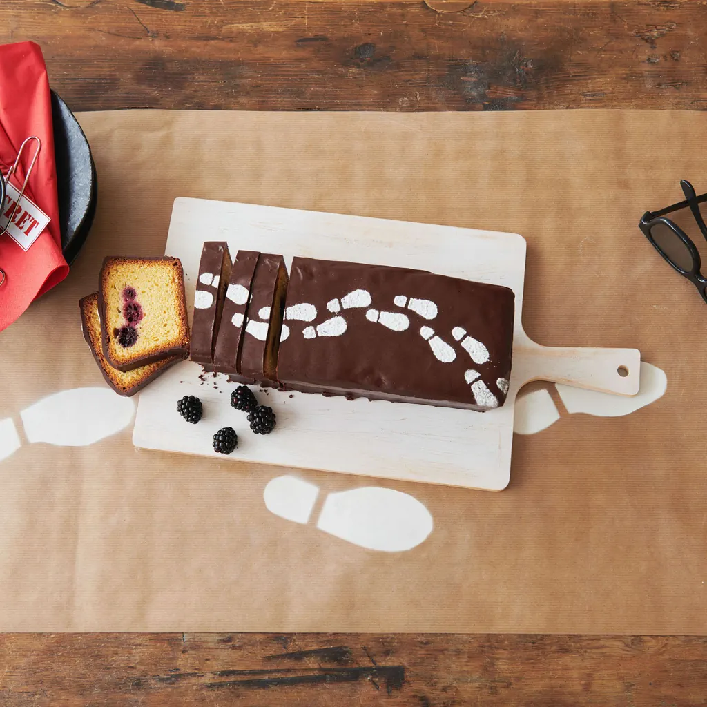 Fussspuren-Cake