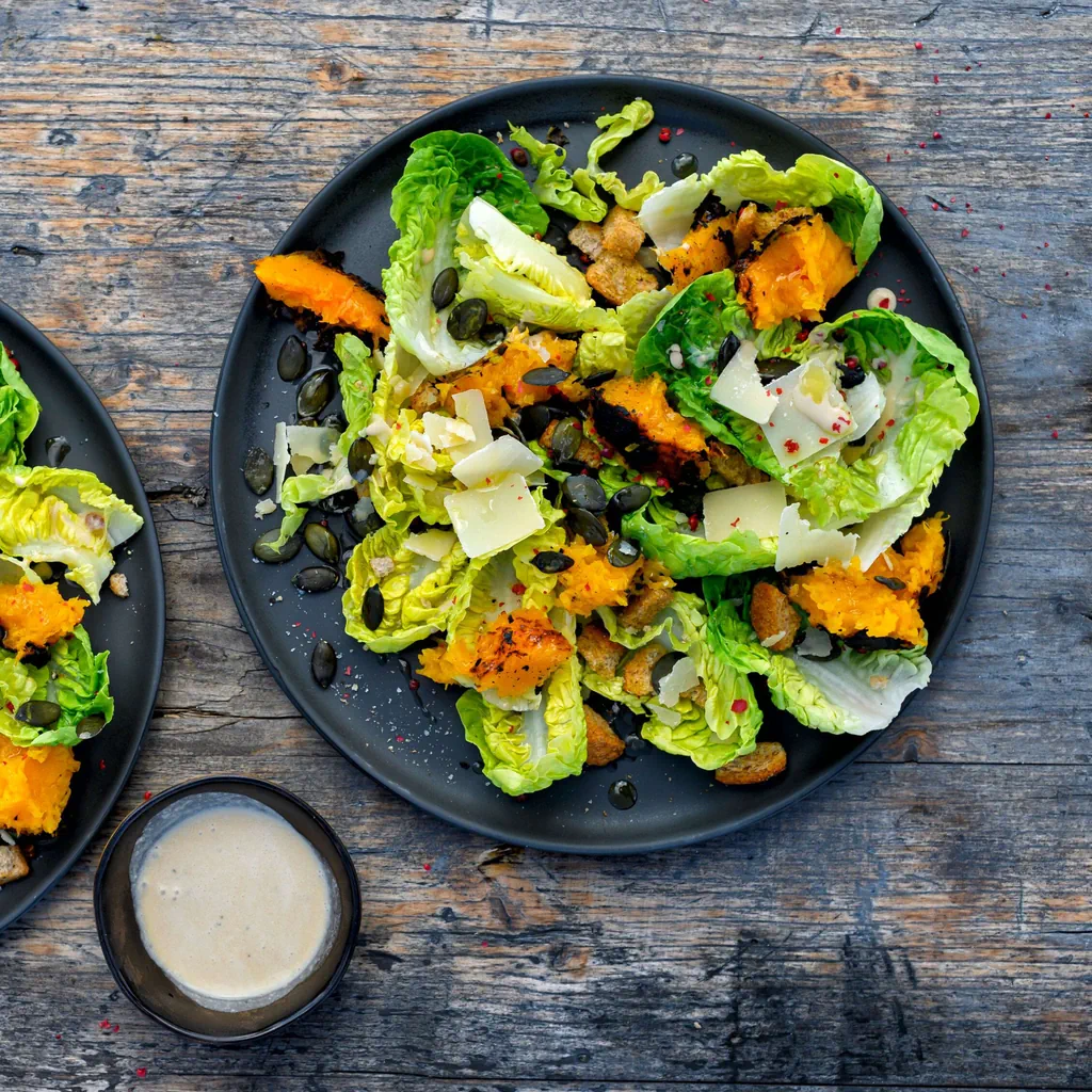 Caesar salad alla zucca
