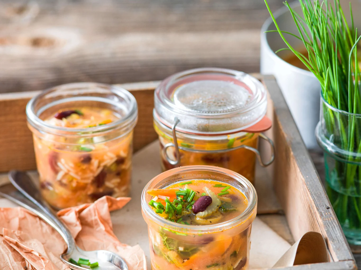 Minestrone mit Reis