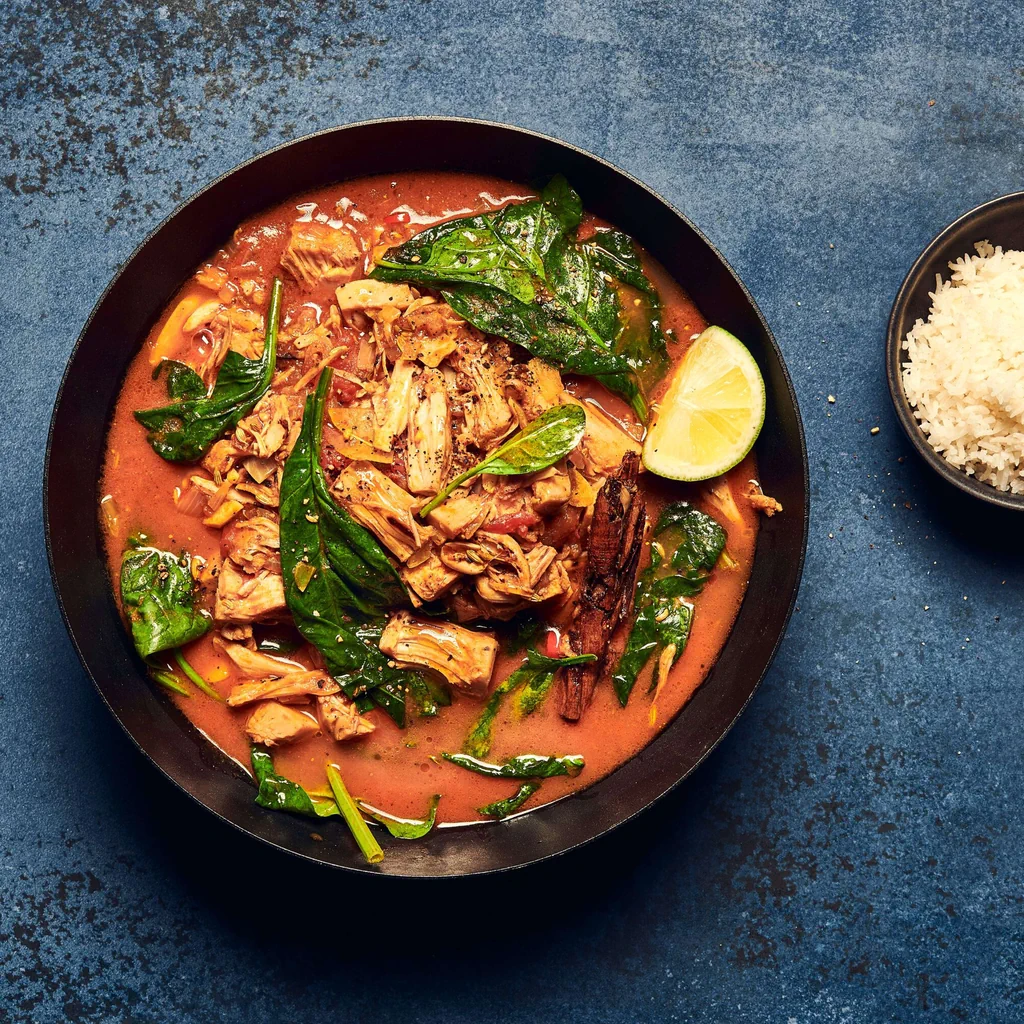 Curry de fruit du jacquier effiloché