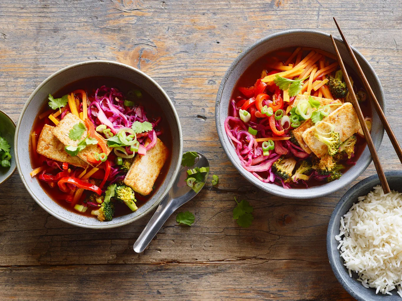 Curry aux légumes avec tofu