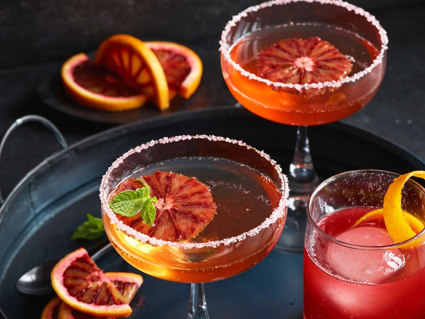 Blutorangen-Ginger-Drink