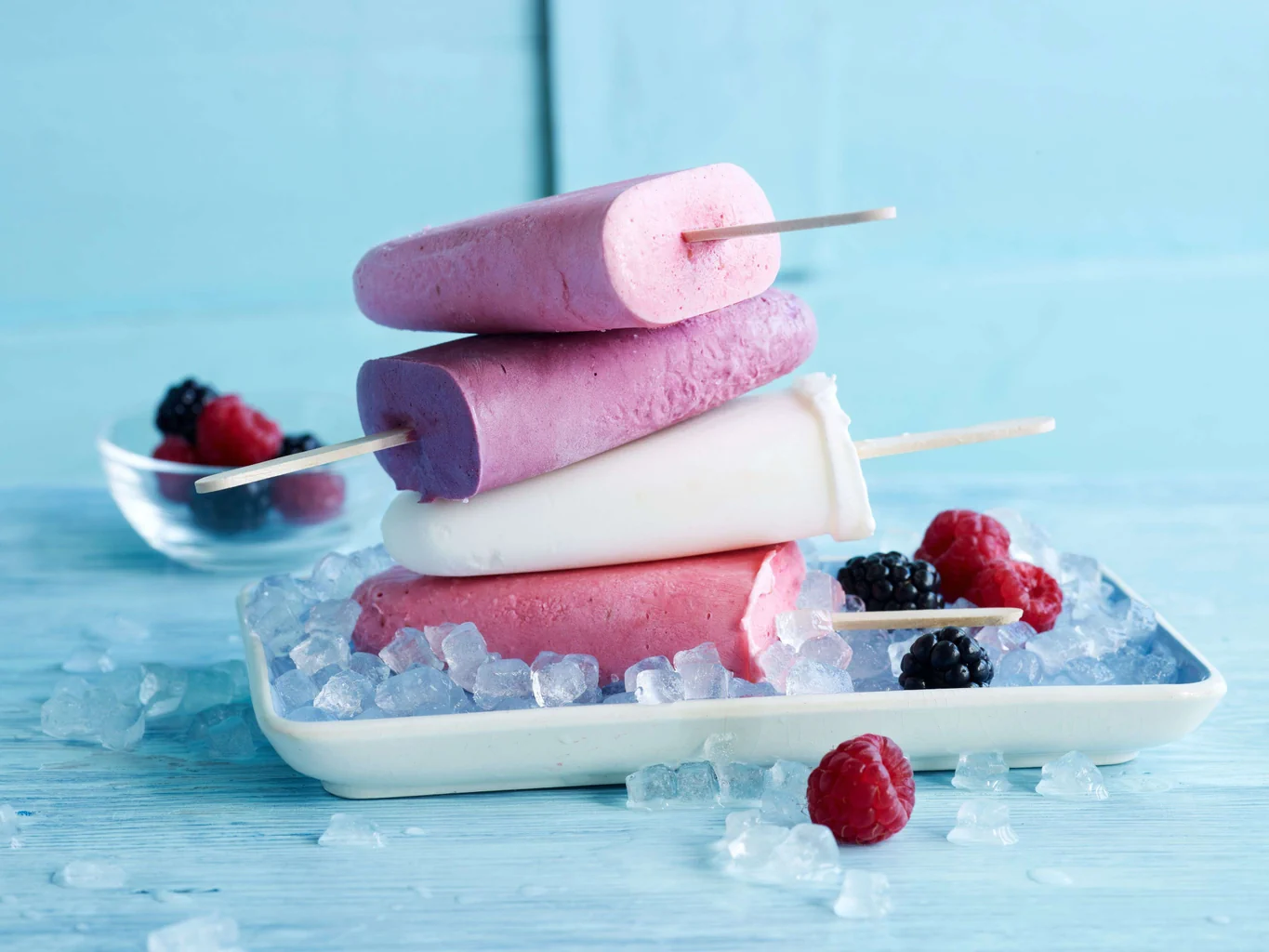 Laktosefreie Stängelglace