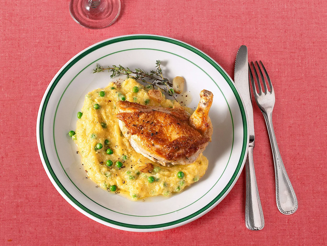 Poulet mit Thymianbutter