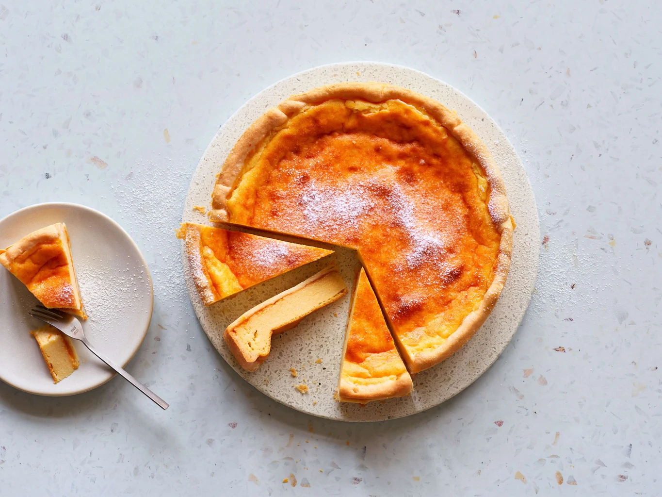 Crostata di semolino con confettura d’albicocche