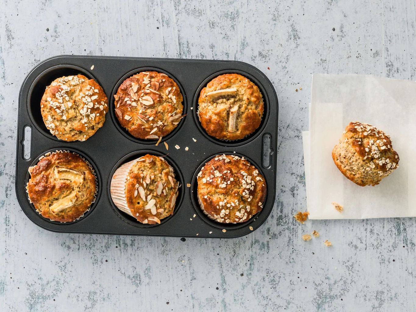 Glutenfreie Banana-Bread-Muffins