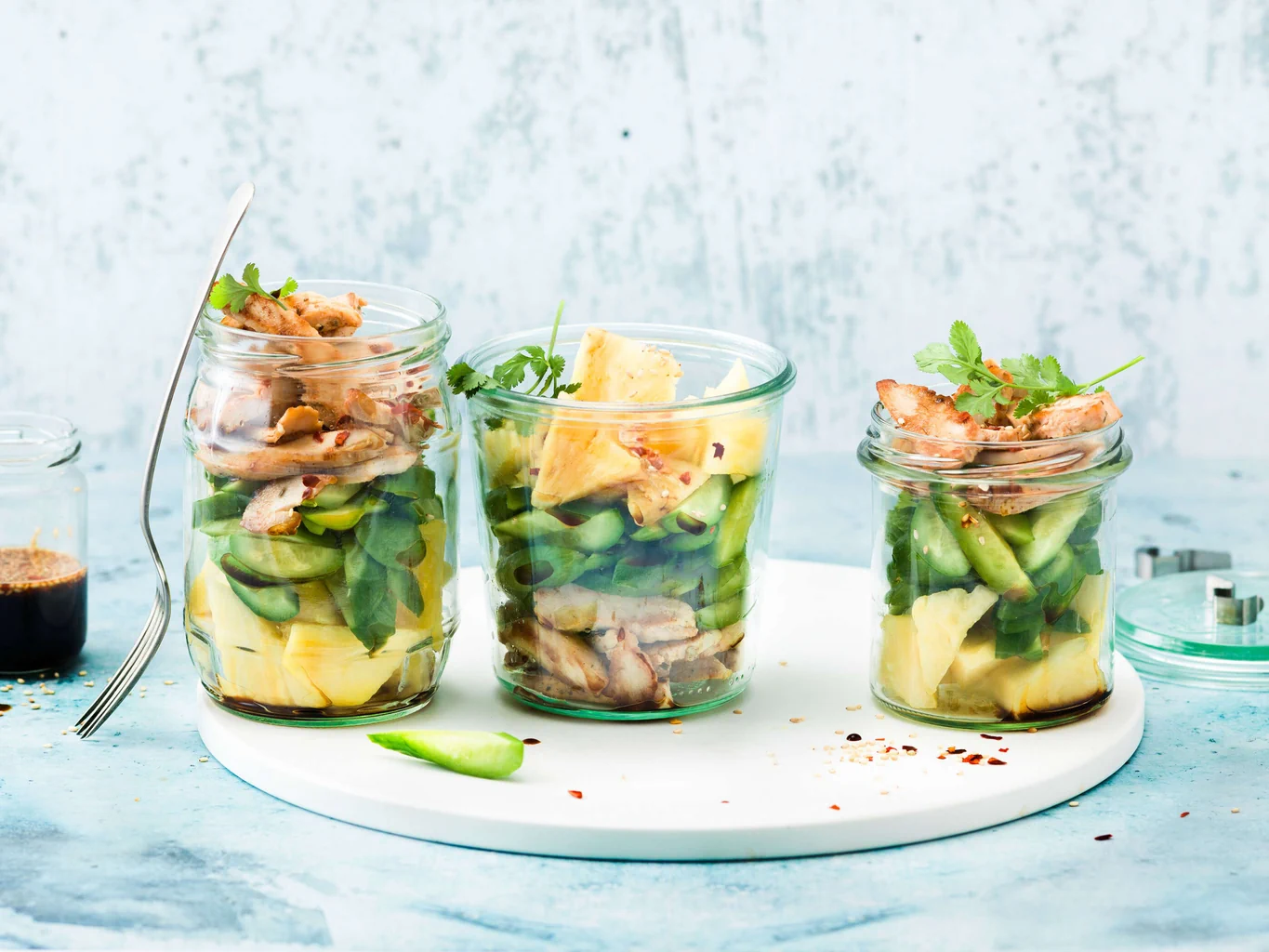 Salade de concombres façon thaï