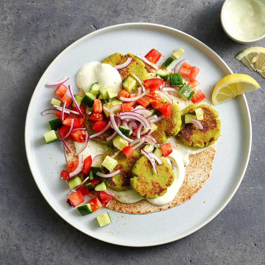 High-Protein Edamame-Falafel