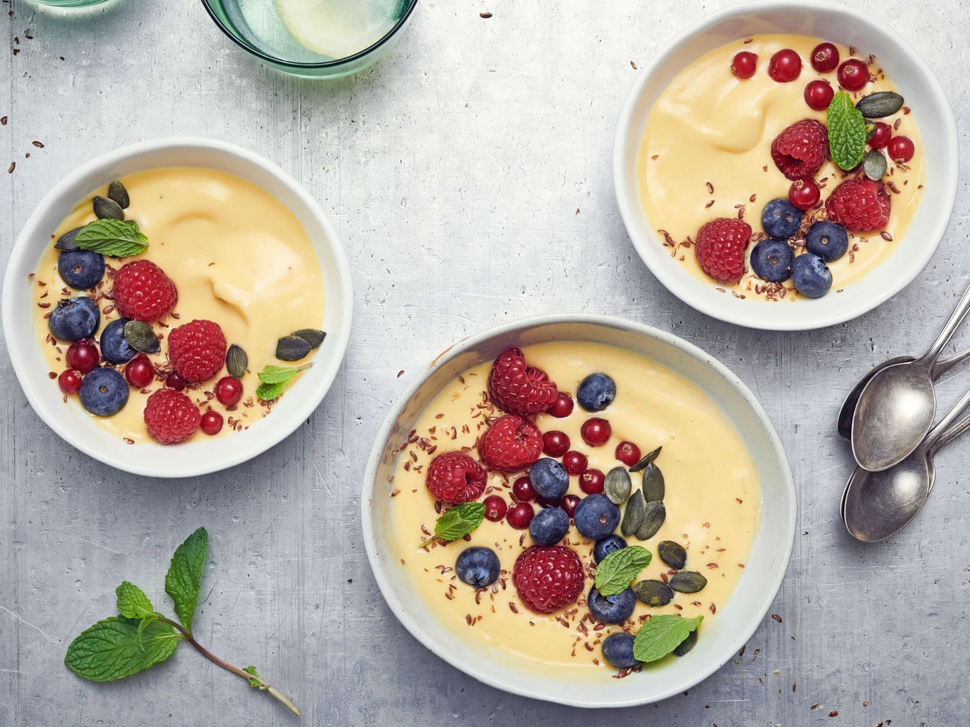 Mango-Bananen-Bowl