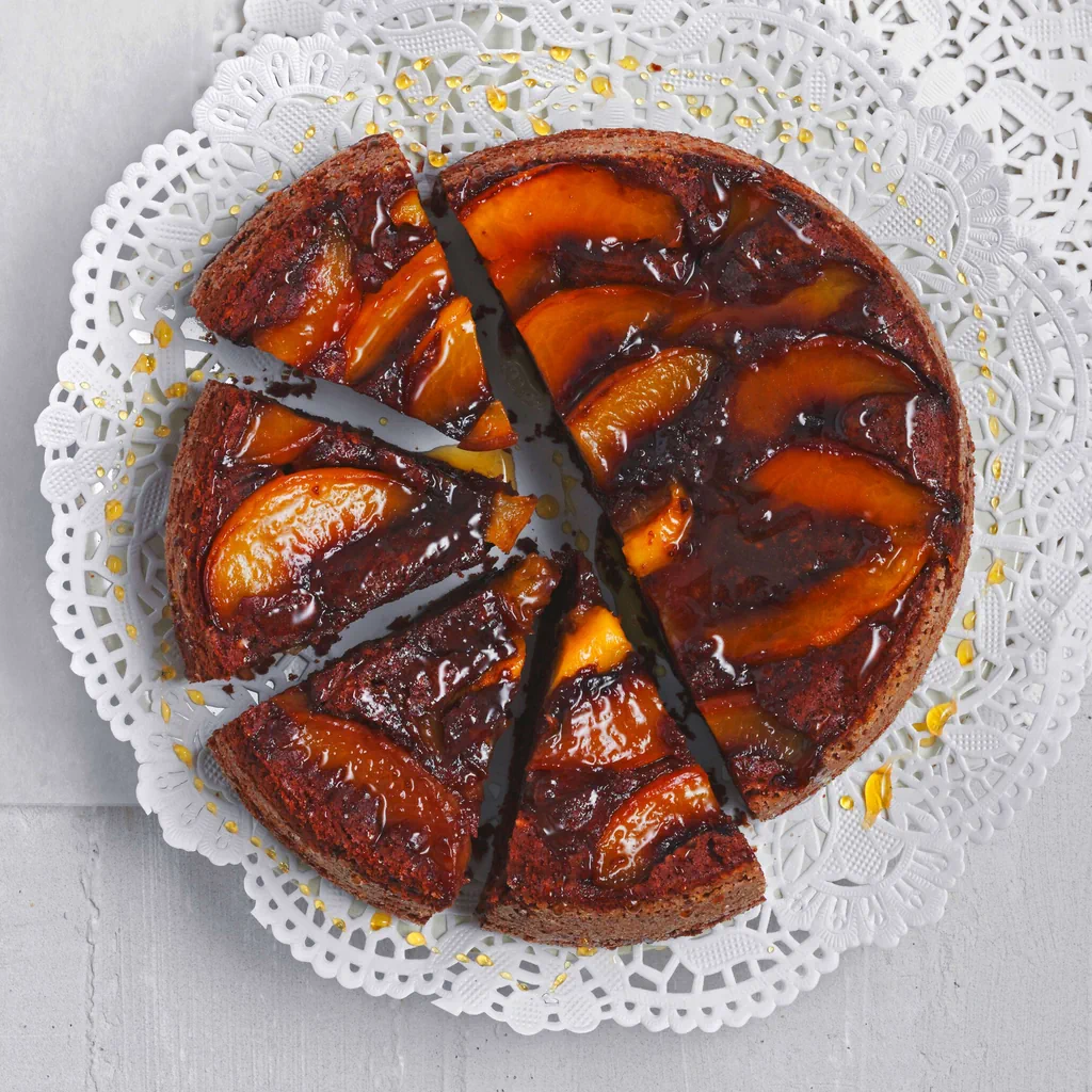 Nektarinen-Schokoladen-Torte