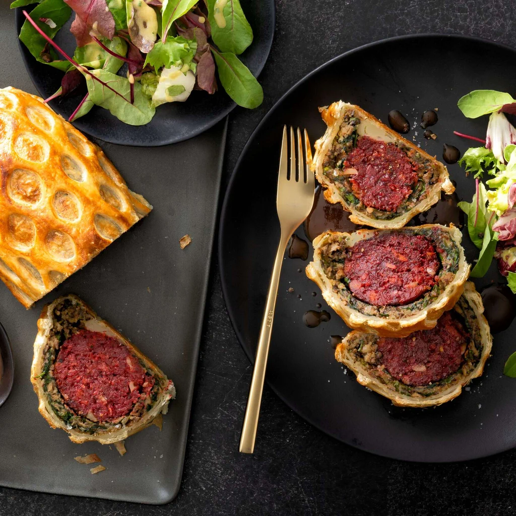 Veganes Filet im Teig