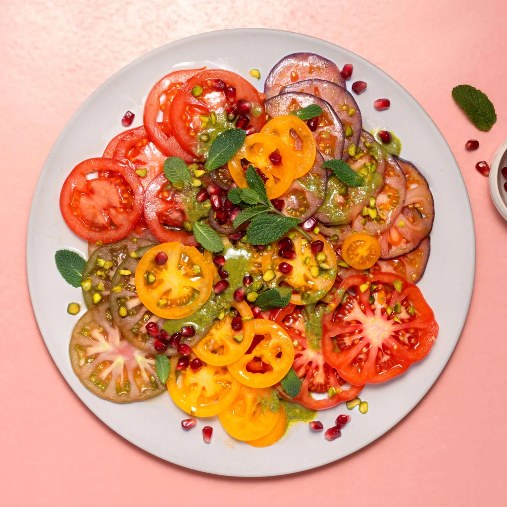 Tomatensalat mit Minze
