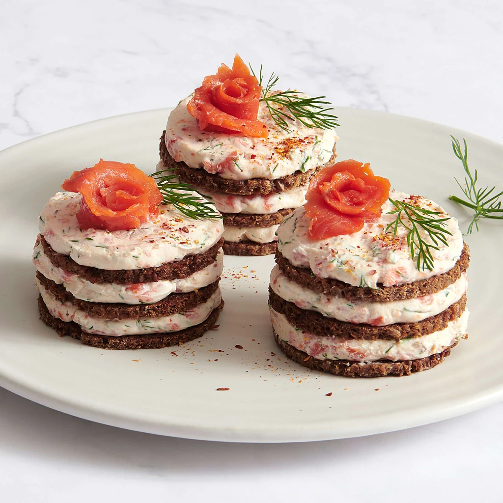 Tourelles à la ricotta et au saumon