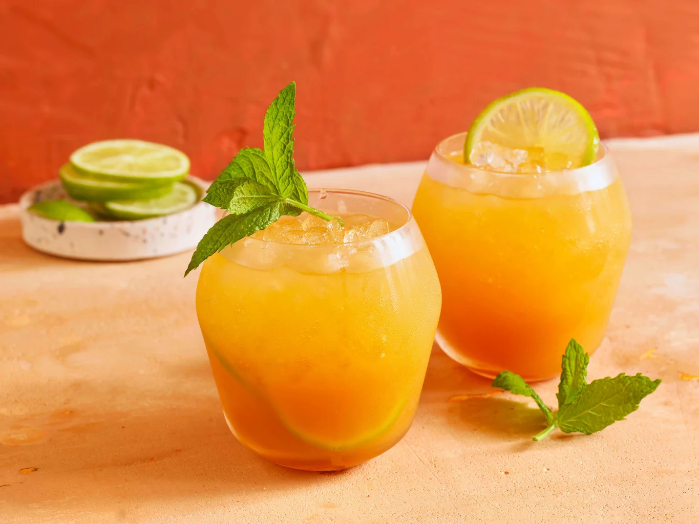 Thé glacé à la mangue