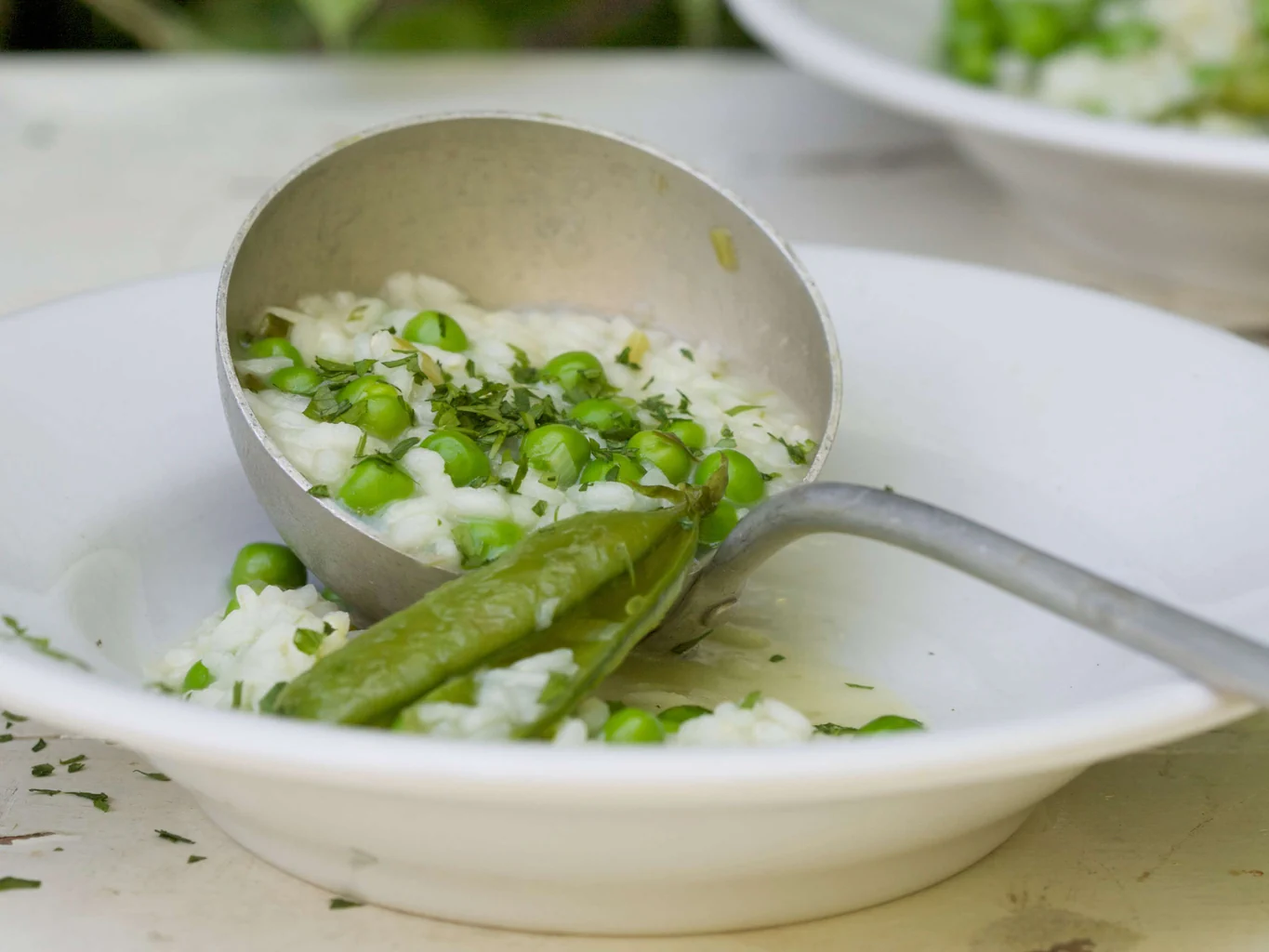 Risotto aux petits pois