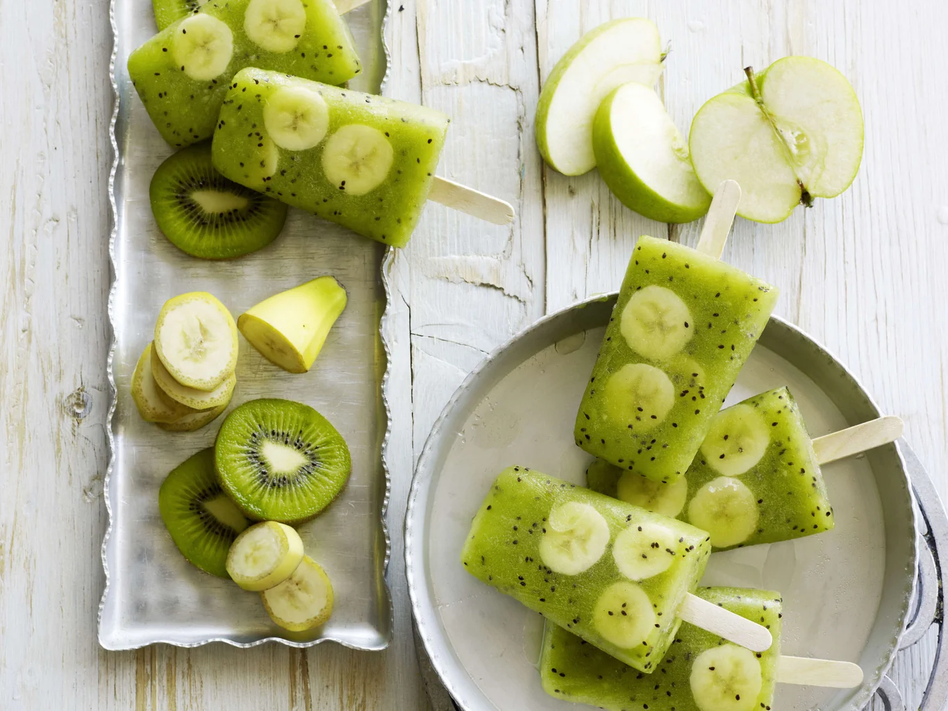 Ghiacciolo al kiwi e alla banana