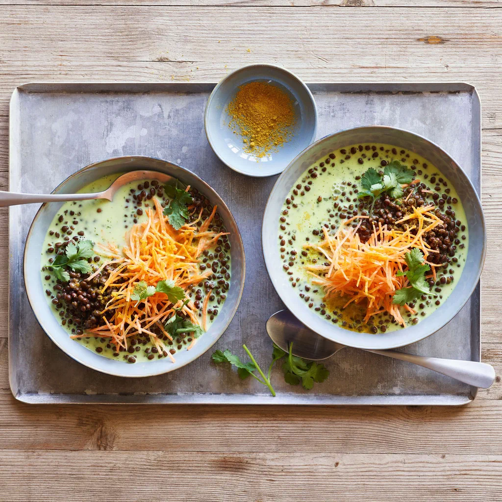 Soupe de lentilles au curry