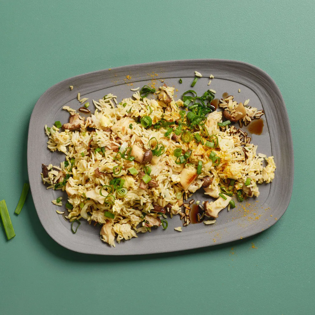 Fried Rice mit Pilzen