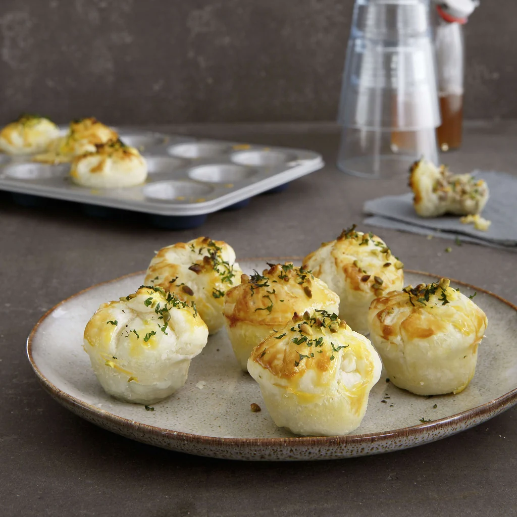 Mini-Pie mit Rindfleisch und Karotten