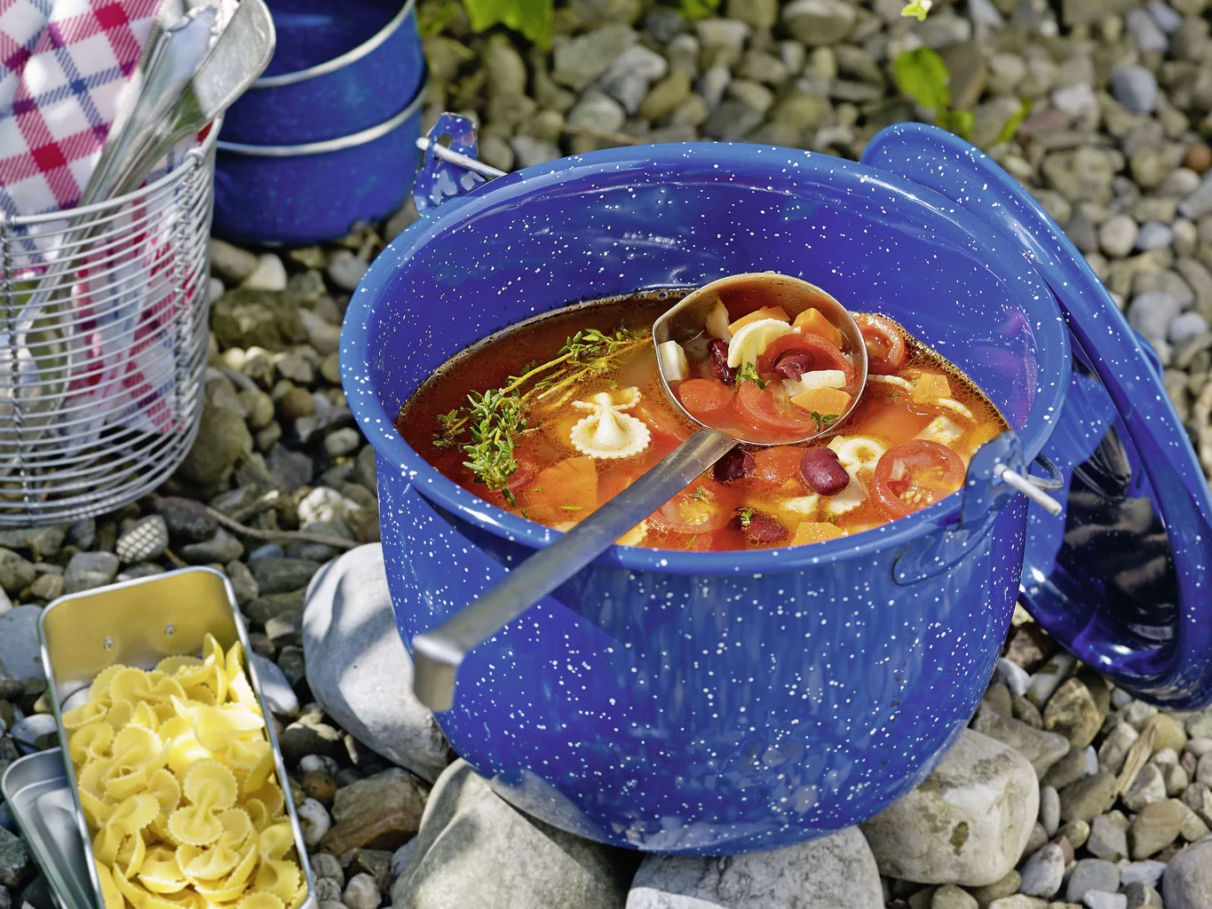 Soupe de tomates aux légumes