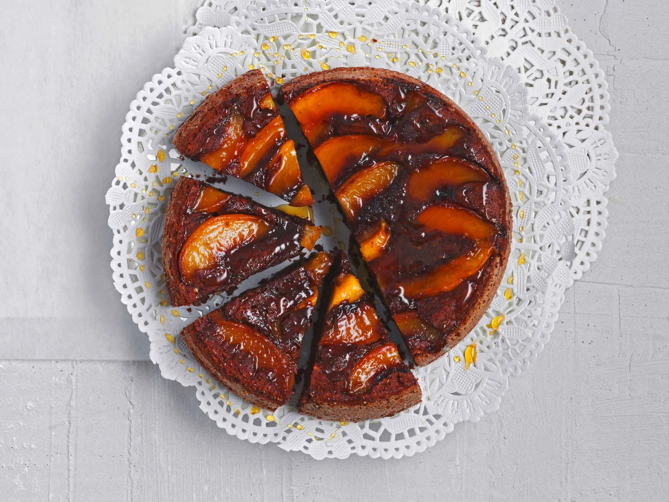 Nektarinen-Schokoladen-Torte