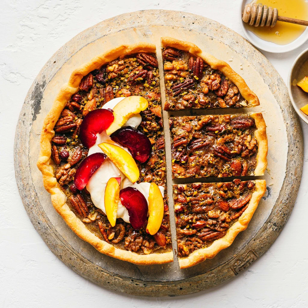 Tarte aux noix et au miel