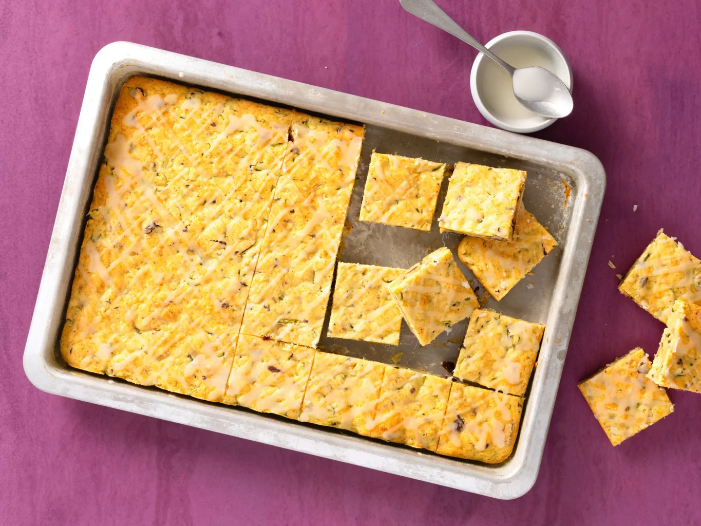 Zucchetti-Blech-Kuchen