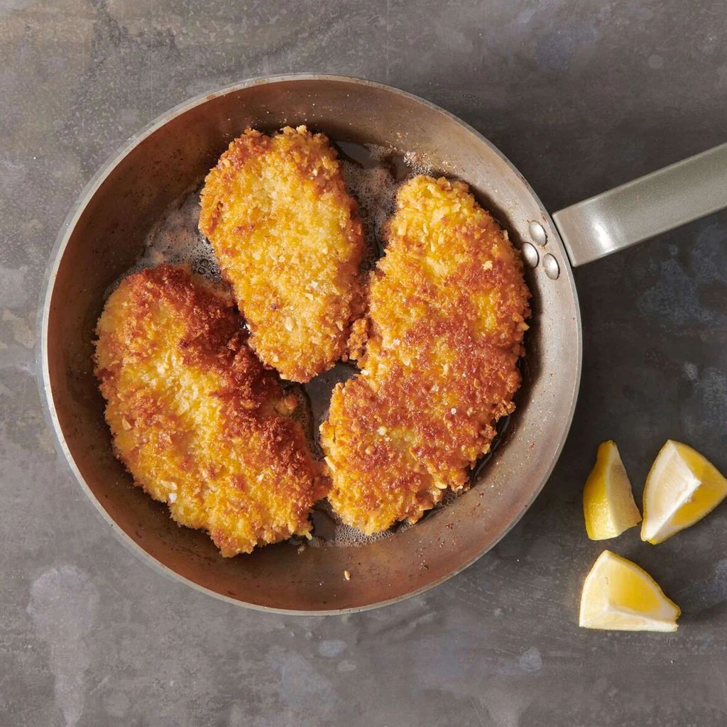 Escalopes aux cacahouètes croustillantes