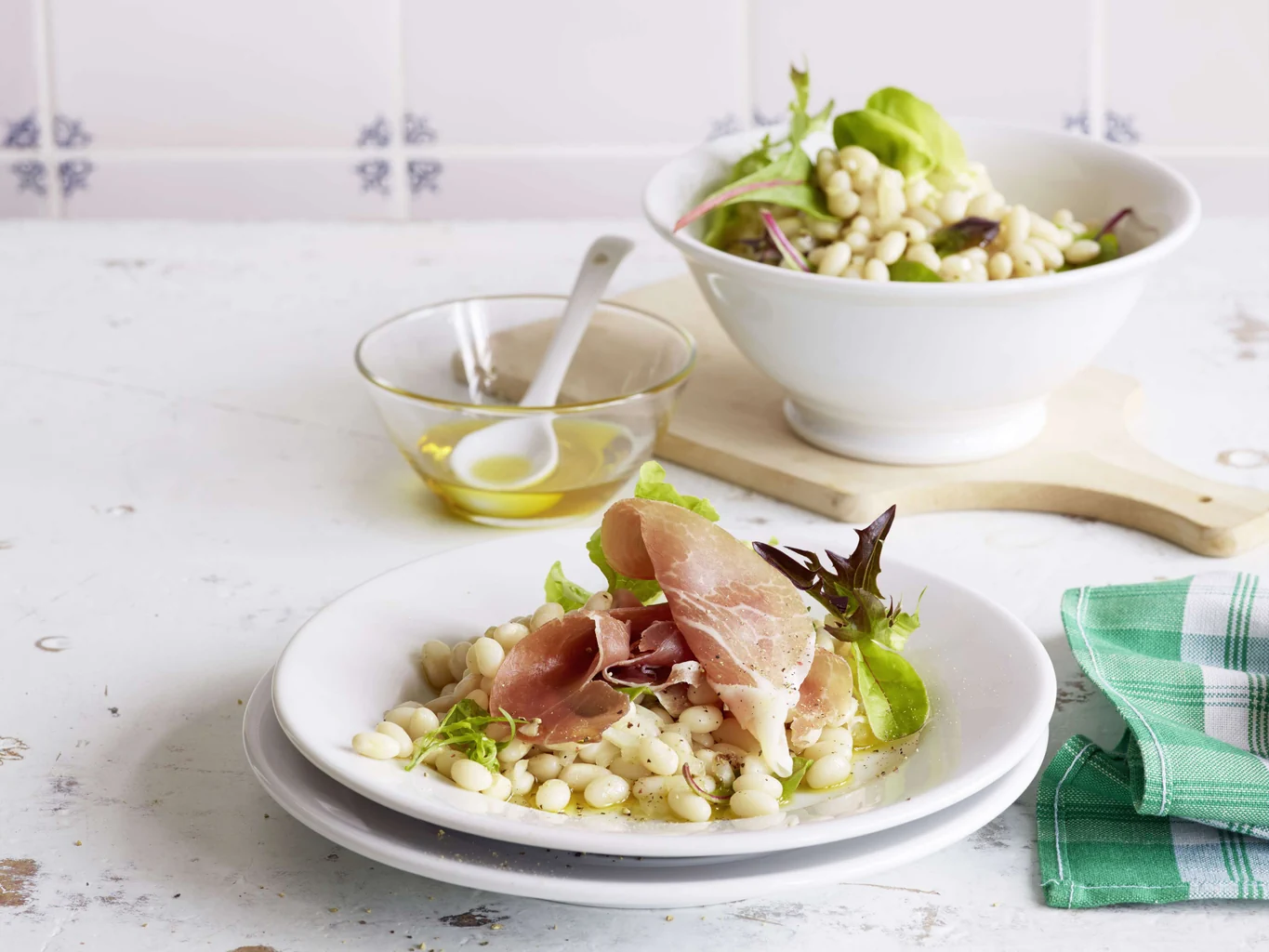 Weisser Bohnensalat