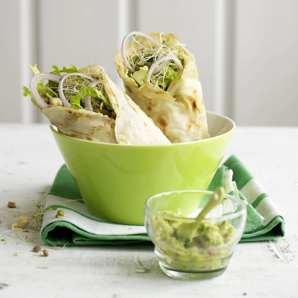 Wrap ai germogli e all’avocado