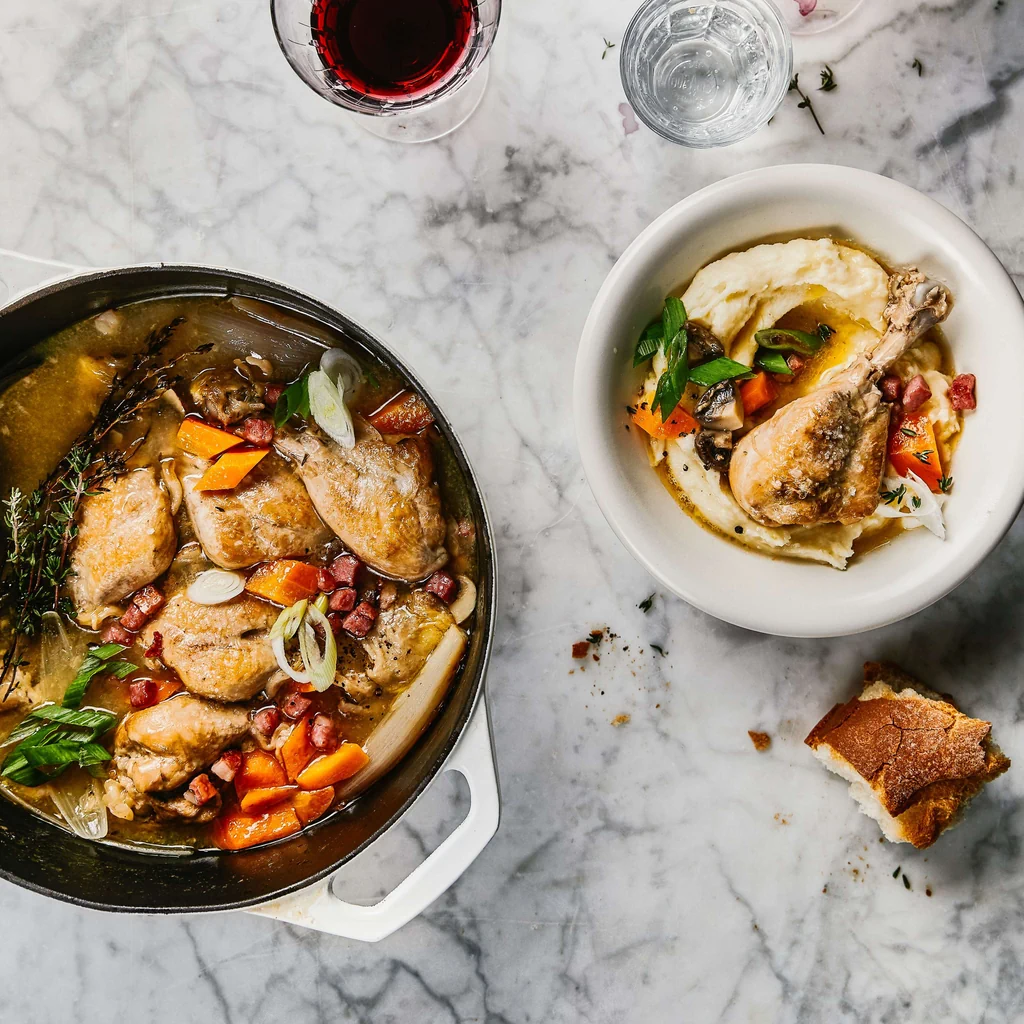 Coq au cidre