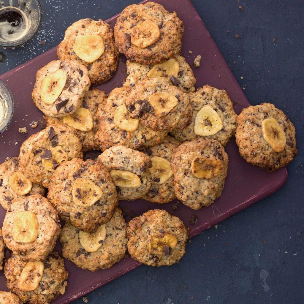 Schokoladen-Bananen-Cookies