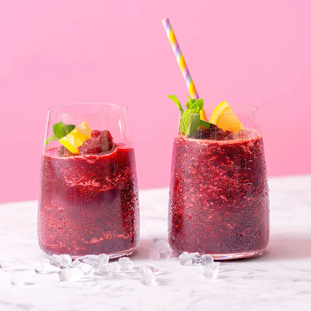 Slushy au thé glacé et à la cerise 
