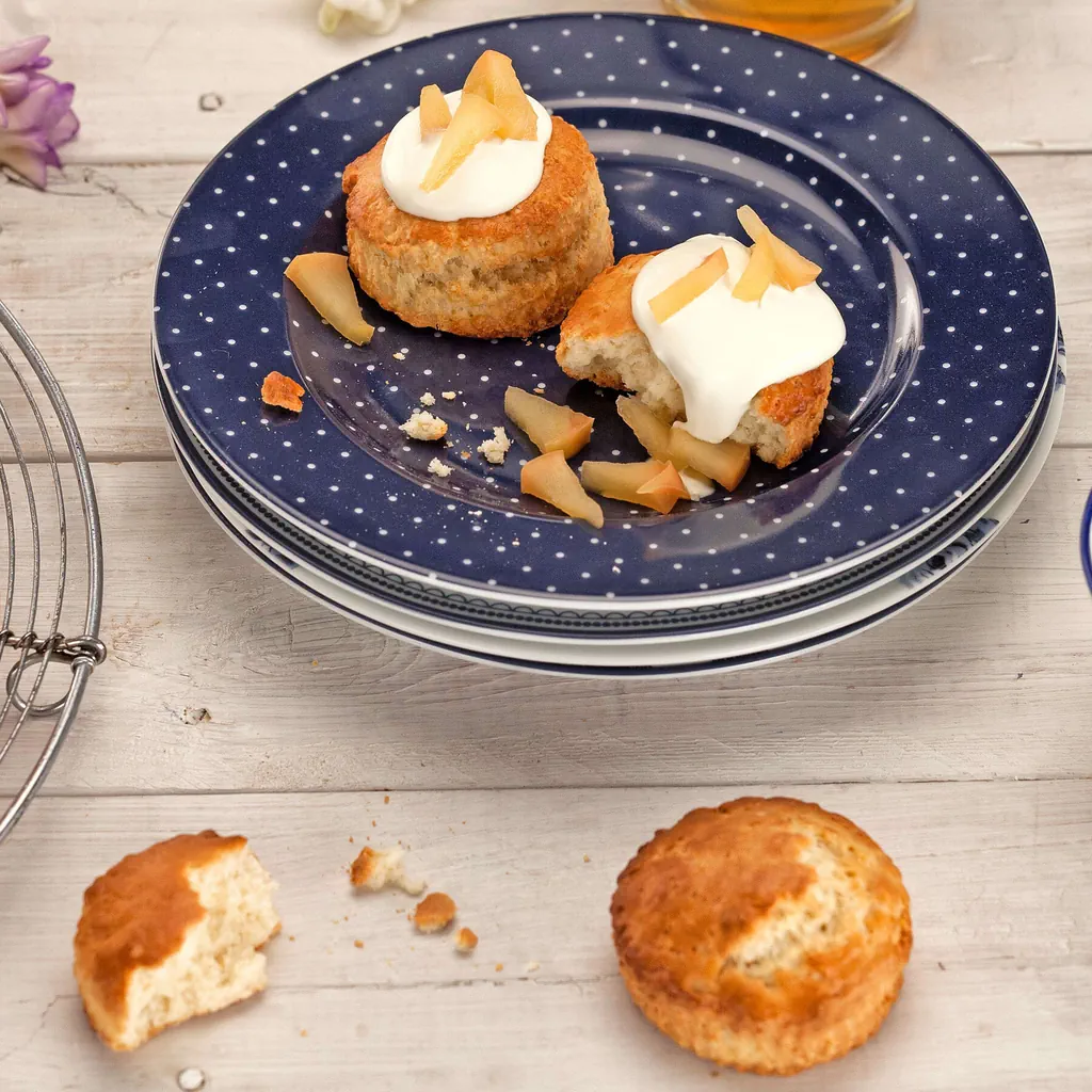 Scones mit Apfel