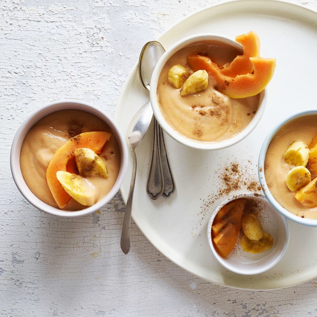Crema di tofu seta e frutta