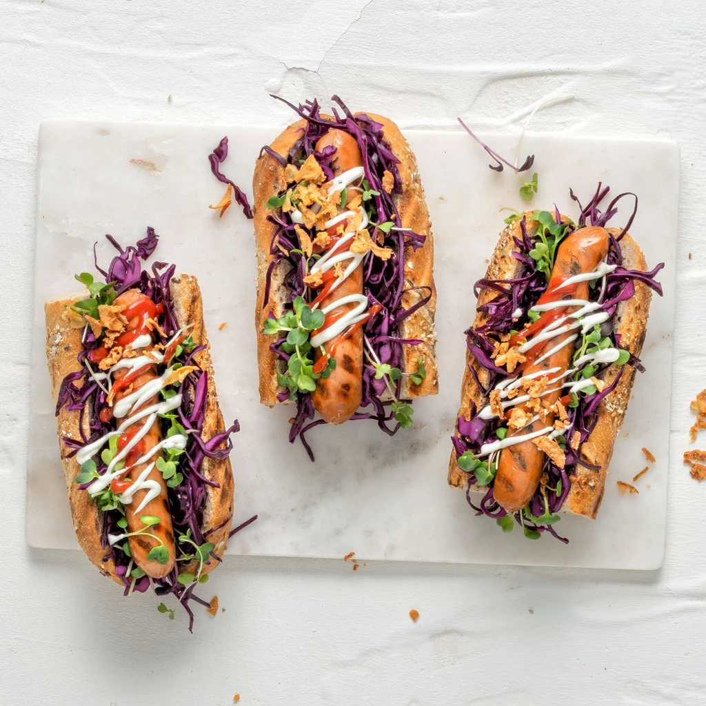 Veganer Grill-Hotdog
