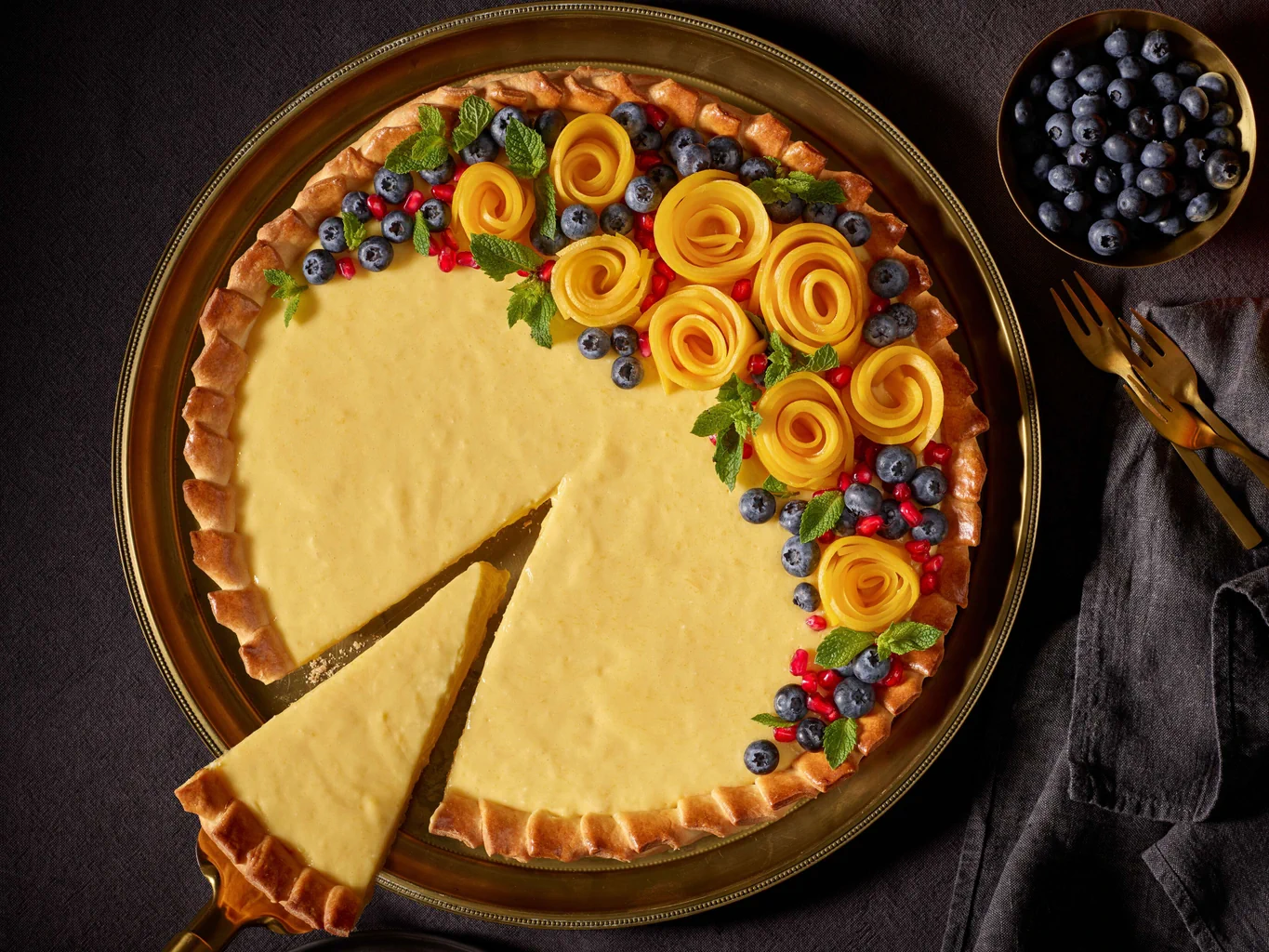 Tarte à la mangue