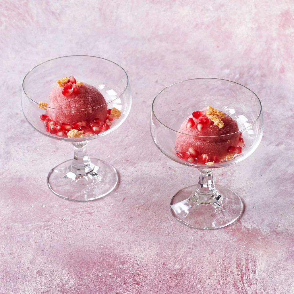 Sorbet à la grenade et au rosé