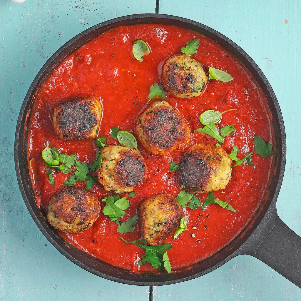Boulettes de thon à la sauce tomate