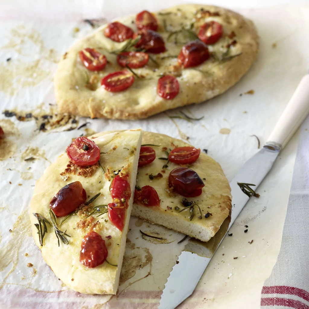 Datteltomaten-Focaccia
